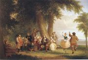 Asher Brown Durand Dance on the battery in the Presence of Peter Stuyvesant